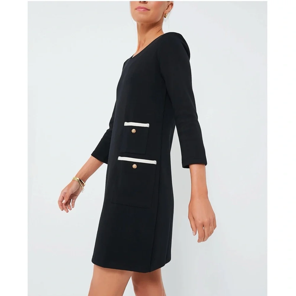 TUCKERNUCK Black Francoise Mod Mini Dress - Picture 4 of 15